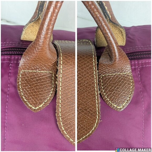 Longchamp Le Pliage Large Nylon Pink Travel Tote Bag Handbag Made in China. - Picture 8 of 13